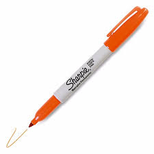 Marcador Para Papel Laranja